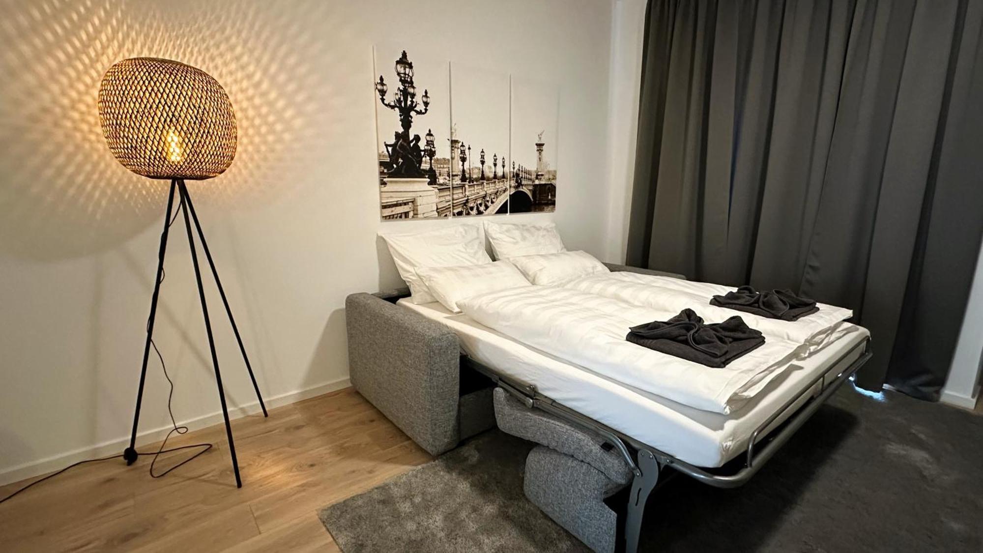 Bohnapartments - Nordkap-Suiten - Gratis Parkplatz - Moderner Neubau - Erdgeschoss - Fussbodenheizung Érfurt Habitación foto