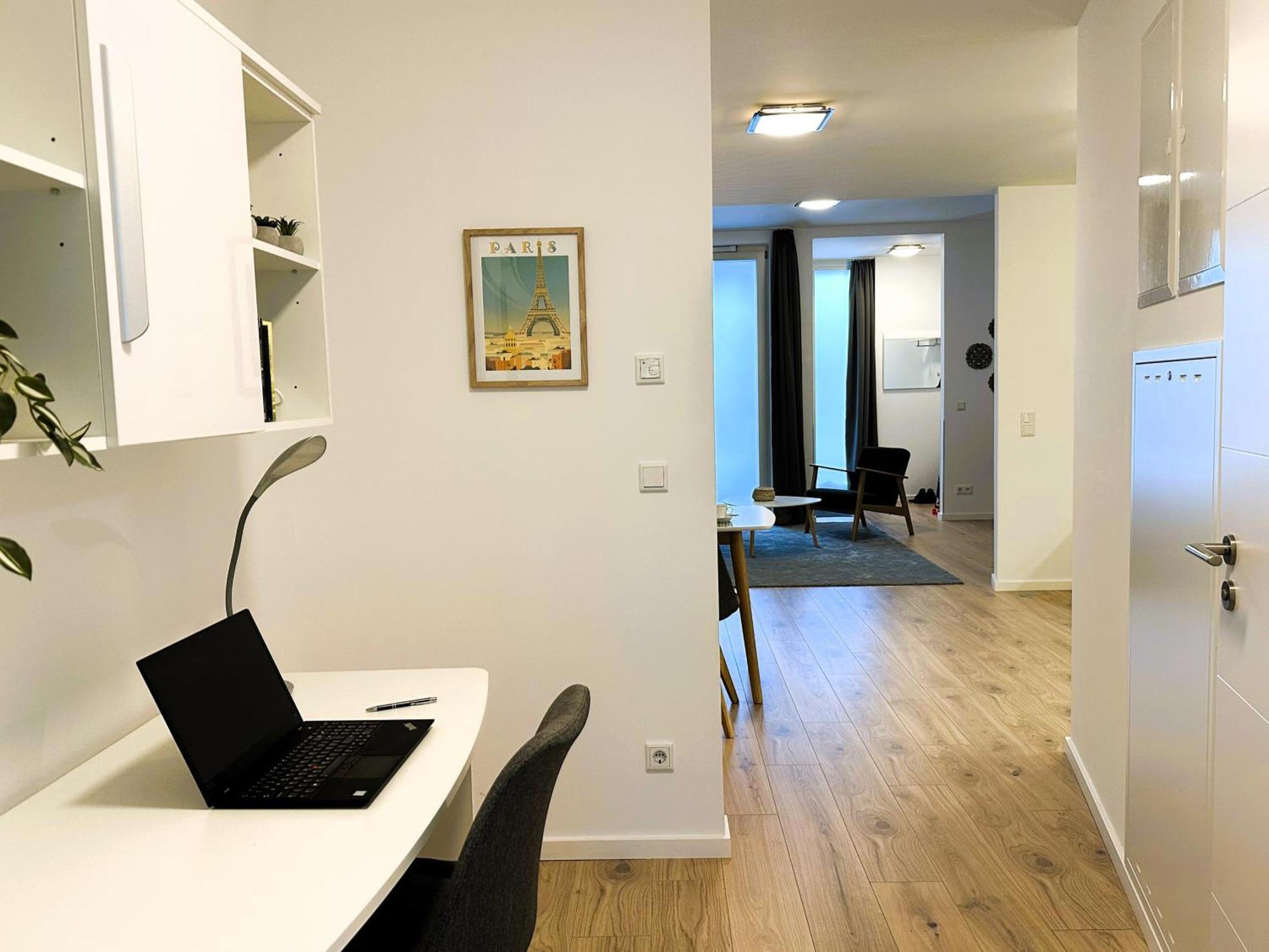 Bohnapartments - Nordkap-Suiten - Gratis Parkplatz - Moderner Neubau - Erdgeschoss - Fussbodenheizung Érfurt Habitación foto