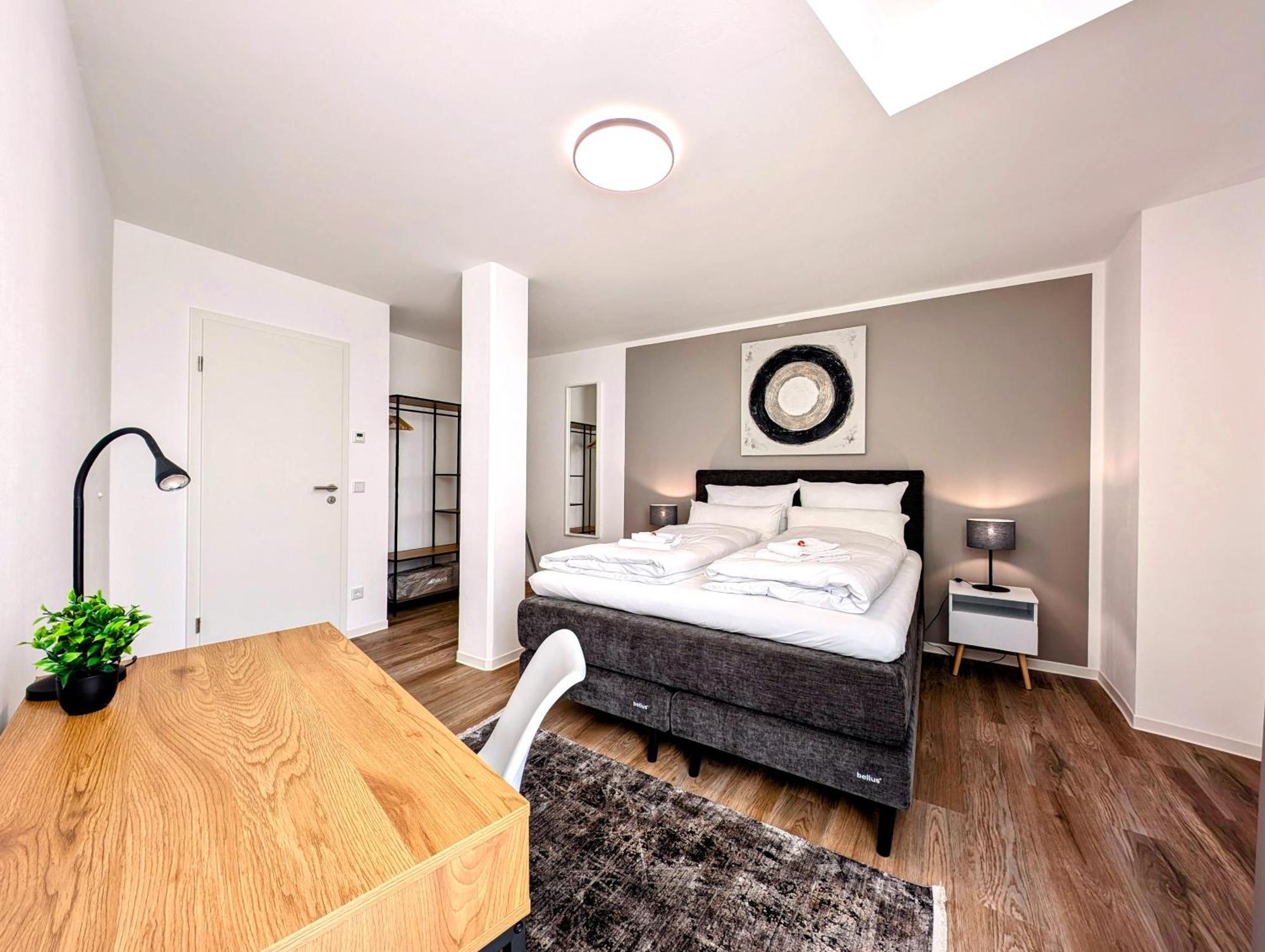Bohnapartments - Nordkap-Suiten - Gratis Parkplatz - Moderner Neubau - Erdgeschoss - Fussbodenheizung Érfurt Exterior foto