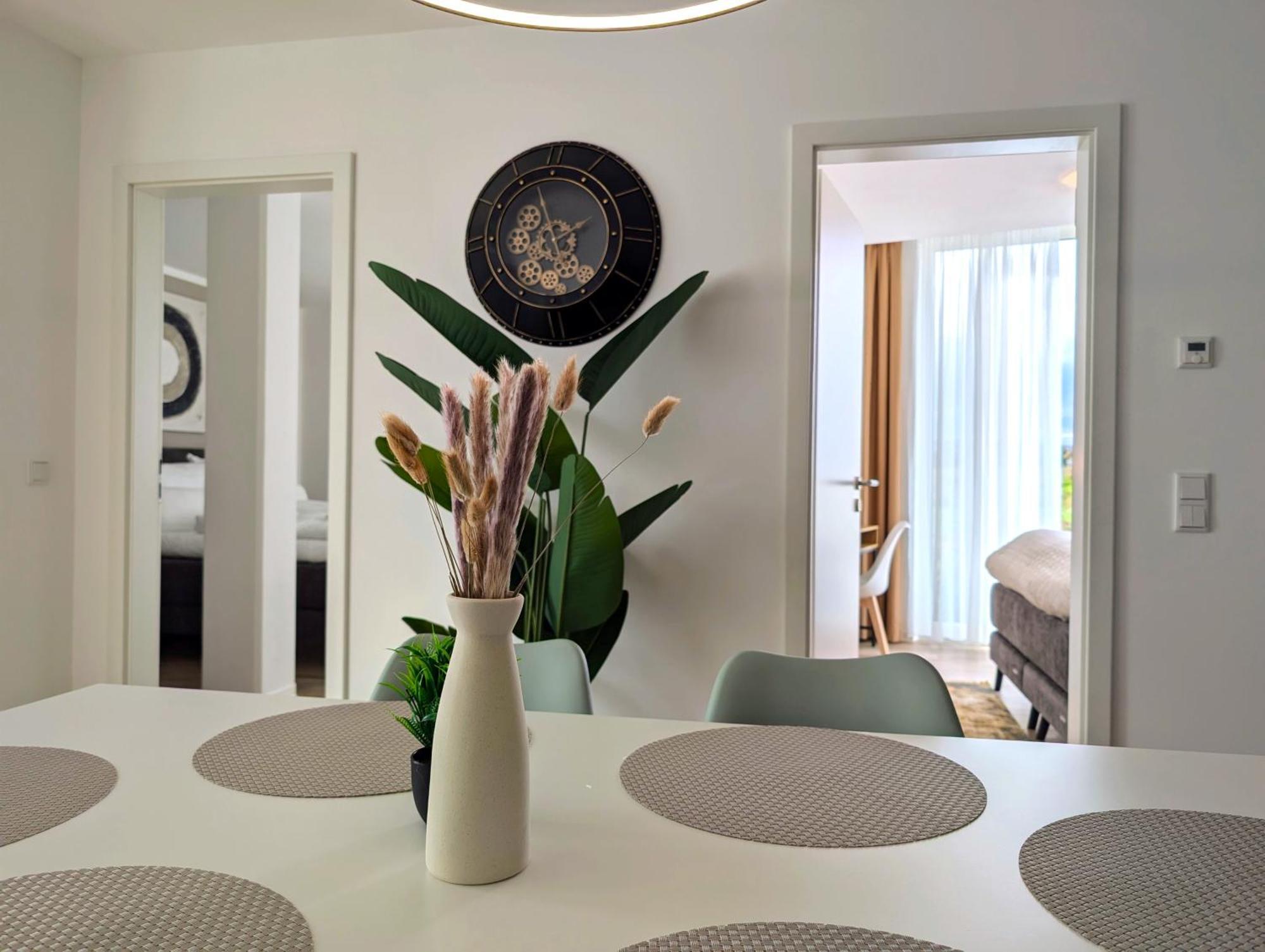 Bohnapartments - Nordkap-Suiten - Gratis Parkplatz - Moderner Neubau - Erdgeschoss - Fussbodenheizung Érfurt Habitación foto