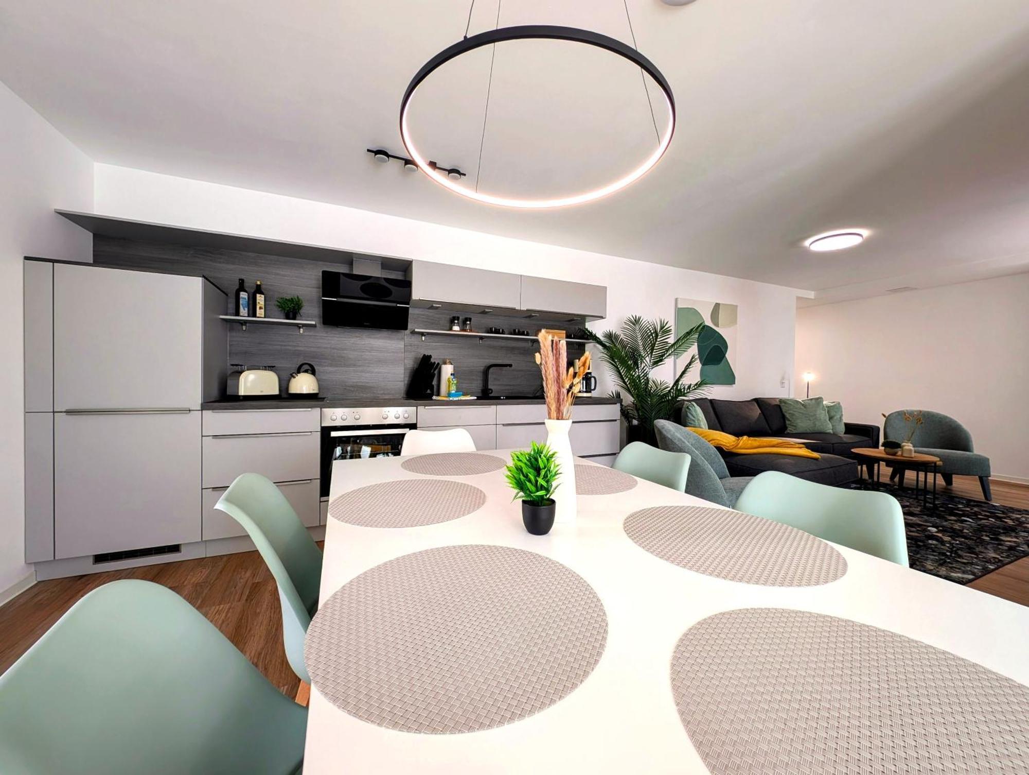 Bohnapartments - Nordkap-Suiten - Gratis Parkplatz - Moderner Neubau - Erdgeschoss - Fussbodenheizung Érfurt Exterior foto