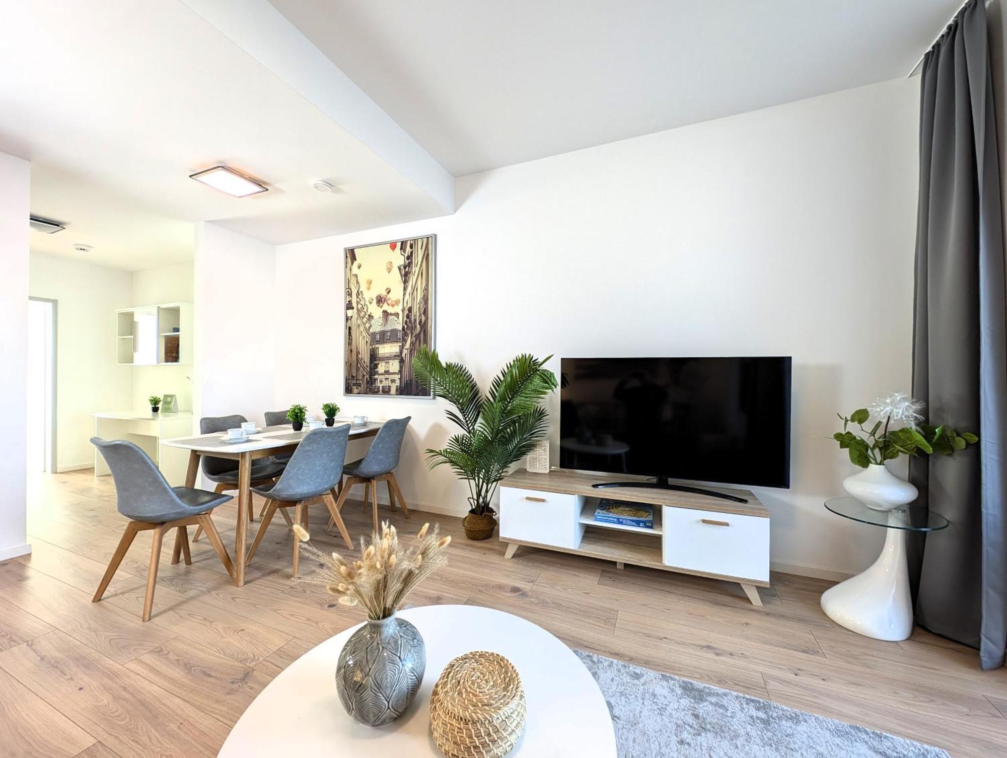 Bohnapartments - Nordkap-Suiten - Gratis Parkplatz - Moderner Neubau - Erdgeschoss - Fussbodenheizung Érfurt Exterior foto