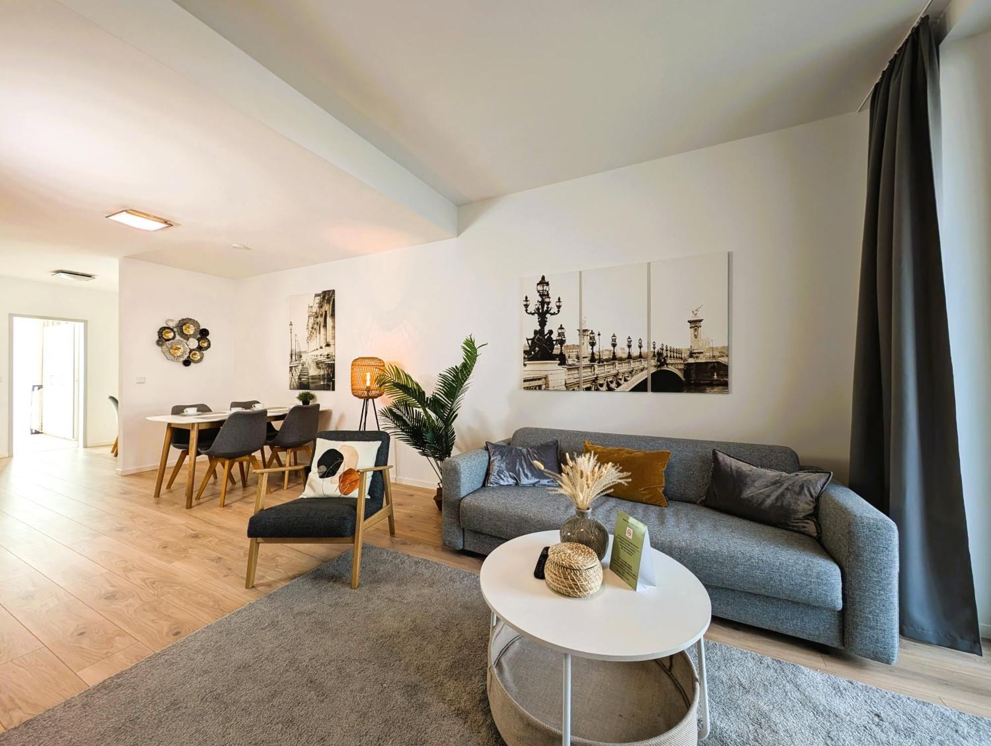 Bohnapartments - Nordkap-Suiten - Gratis Parkplatz - Moderner Neubau - Erdgeschoss - Fussbodenheizung Érfurt Exterior foto